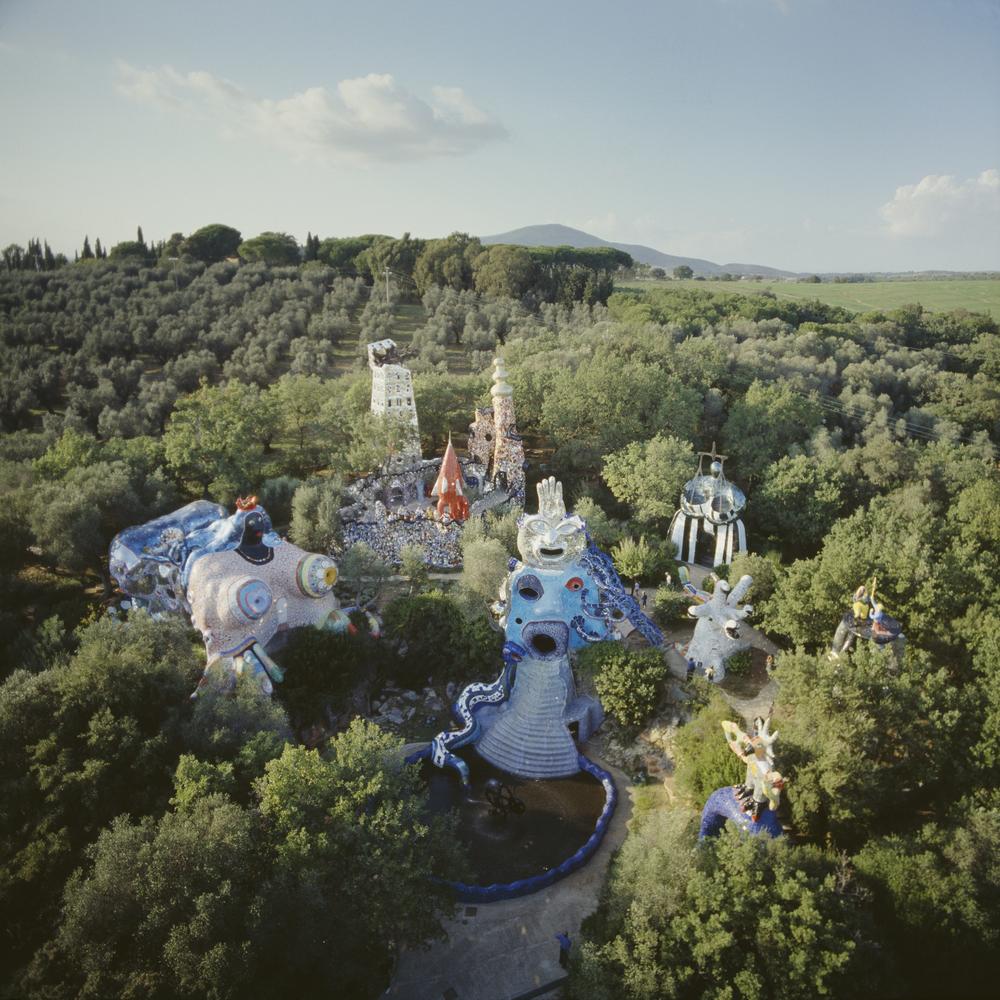 Panoramic view of the <em>Tarot Garden</em>, 1999
