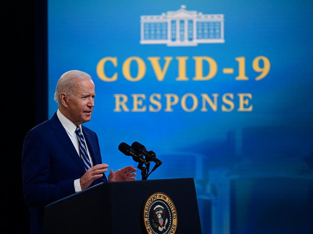 Two-thirds of American adults polled approve of the job that President Biden is doing with the coronavirus pandemic. That's nearly twice as high as those who say the same of Biden's job on immigration.