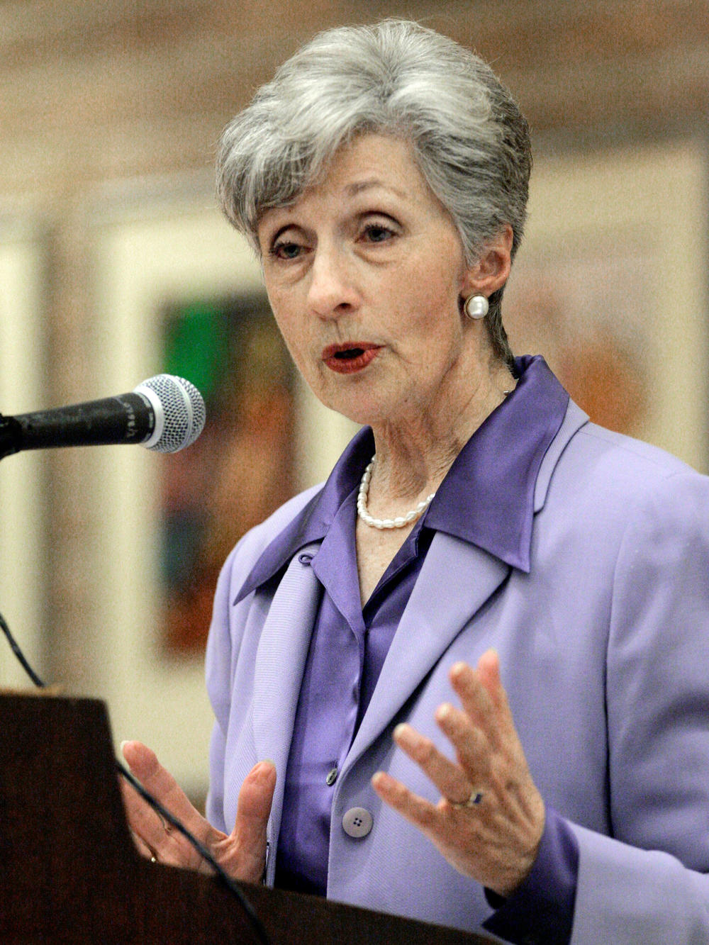 Doris Meissner, seen in 2008, led the U.S. Immigration and Naturalization Service in the Clinton administration. She crafted a plan to more quickly process a large backlog of asylum cases that the Biden administration is considering as it deals with increased crossings at the southern border.
