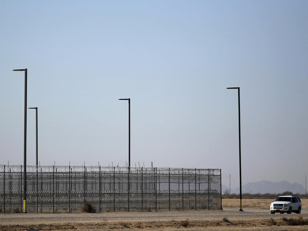 A private detention center in Mesa, Ariz., is pictured in January 2016. President Biden soon after taking office signed an executive order to phase out private prisons and jails, a move that has U.S. marshals raising some concerns.