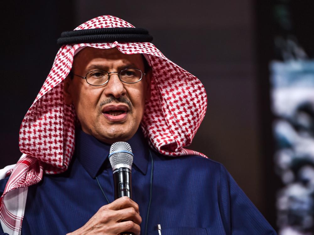 Saudi Energy Minister Abdulaziz bin Salman speaks at an investment conference in Riyadh, Saudi Arabia, on Jan. 27. OPEC and its allies on Thursday decided to gradually boost oil production in anticipation of a rebound in crude demand over the summer.