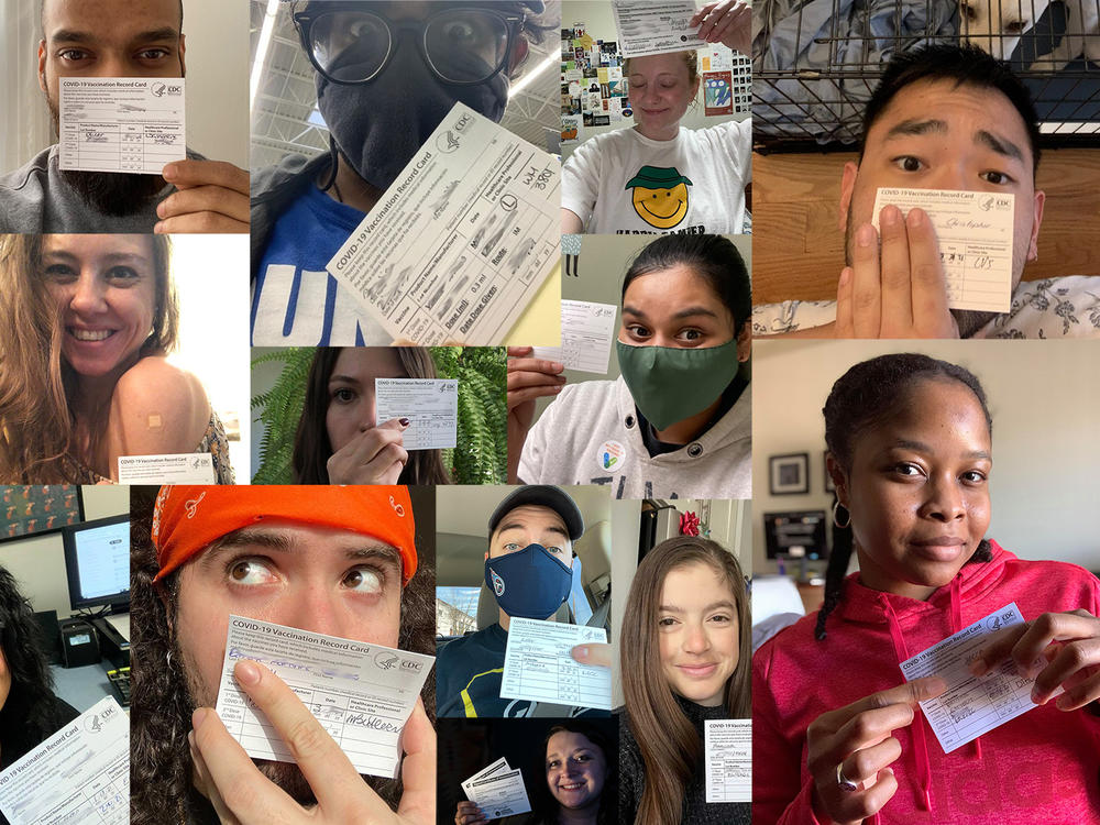 Some of our readers sent in their vaccine selfie pics. We asked the experts: What should they do with their vaccine cards?
