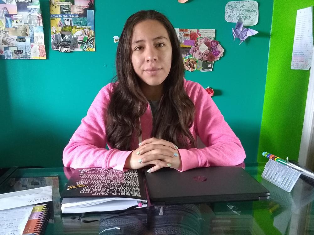 High school senior Guadalupe Avalos lost her part-time job during the pandemic. Finding a new job would help her pay for college room and board next fall.