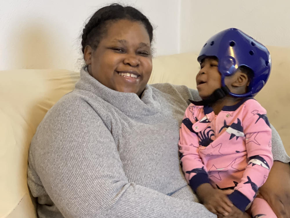 Vinessa Kirkwood, who lives in northwestern Indiana, said she's had to cancel appointments at Riley Hospital for Children in Indianapolis for her 20-month-old son, Donte, because she can't afford to pay for lodging.