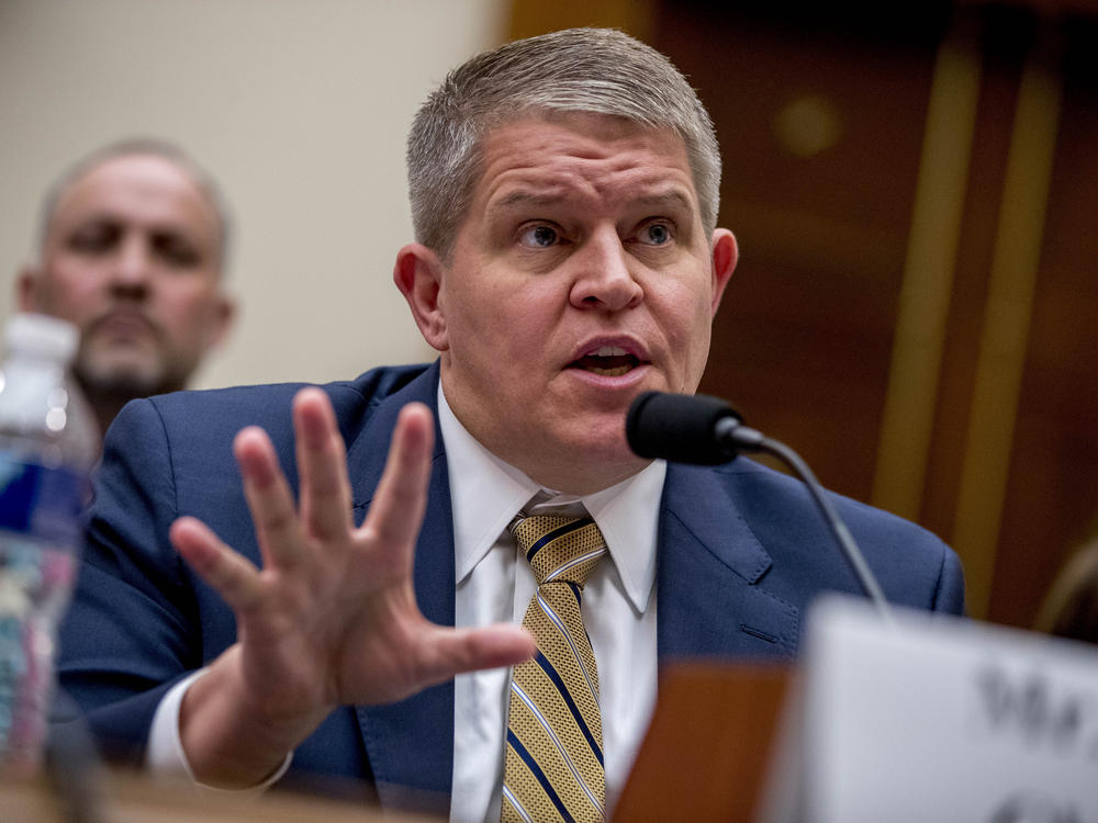 David Chipman speaks at a House Judiciary Committee hearing on assault weapons on Capitol Hill in 2019. President Biden is nominating Chipman to lead the Bureau of Alcohol, Tobacco, Firearms and Explosives.