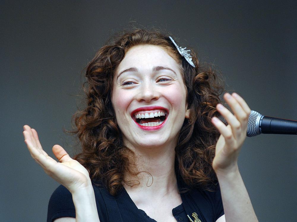 Singer-songwriter Regina Spektor at Lollapalooza in 2007, months before her nine-song performance for NPR's Moutain Stage.
