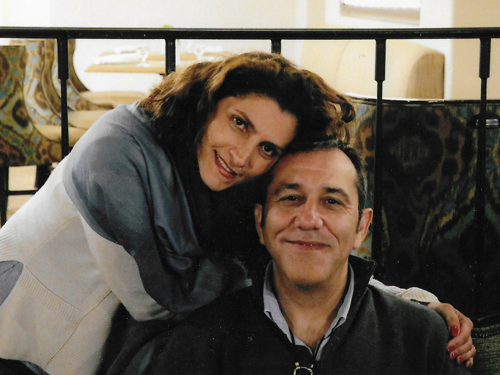 Bahareh and Emad Shargi in California in June 2017.