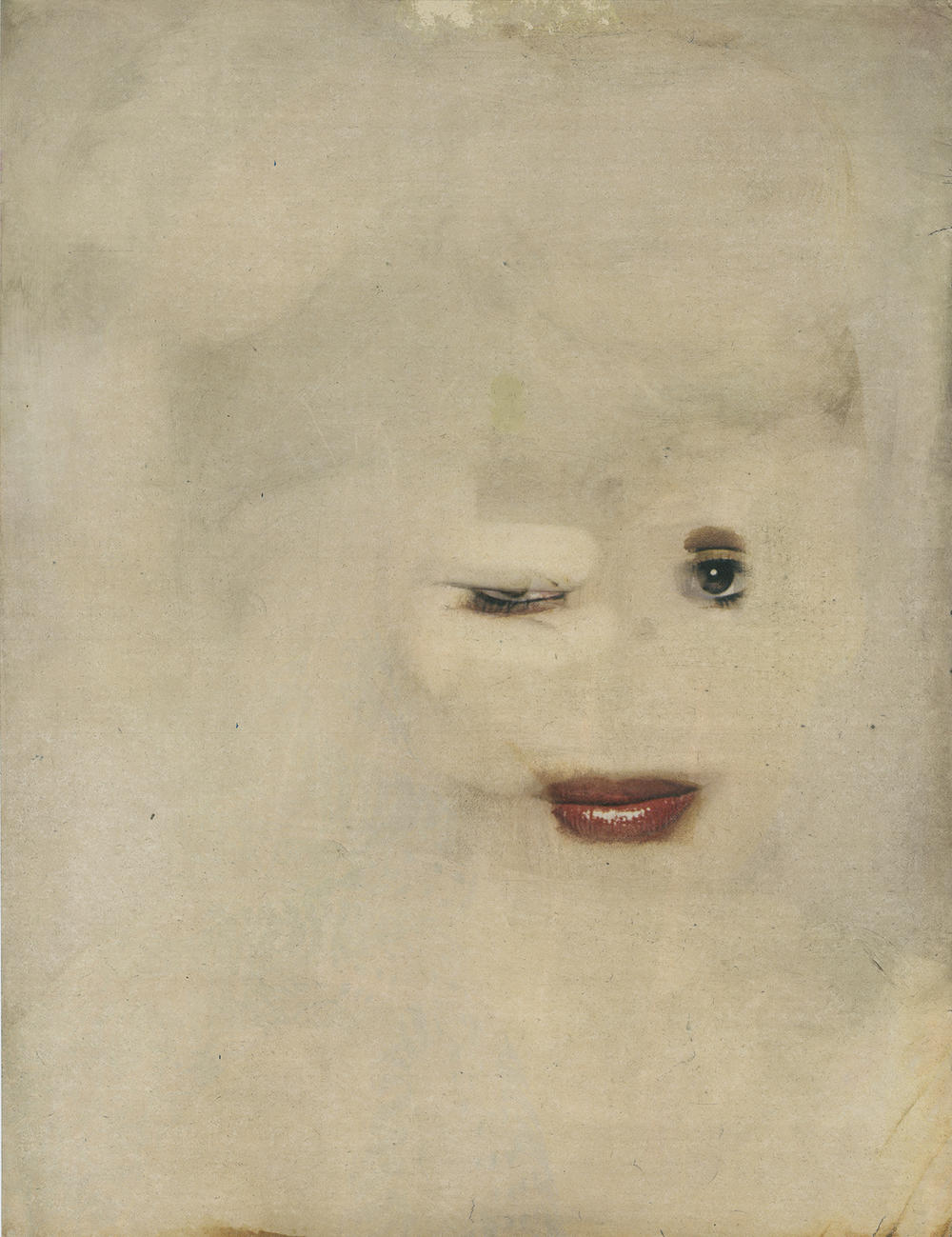 Noel W Anderson, <em>sly wink</em>, 2012-2018, erased <em>Ebony</em> magazine page