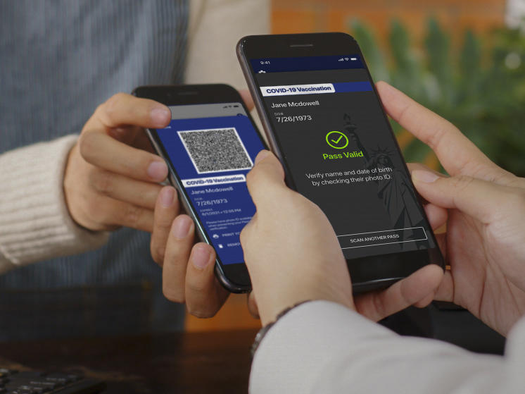 New York State's Excelsior Pass is an app that people can use to show proof of vaccination or a negative COVID-19 test.
