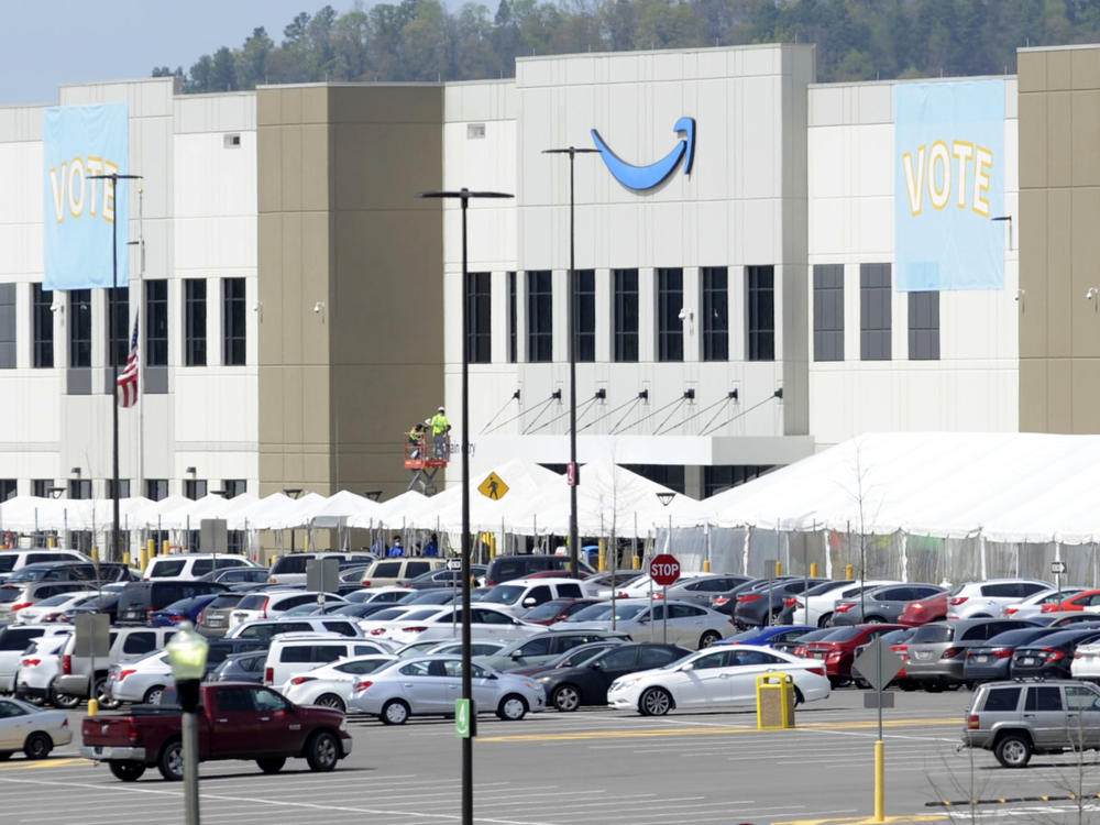 Vote tally is underway in a historic union election at Amazon's warehouse in Alabama.