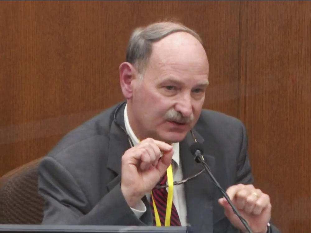 Witness Bill Smock, a Louisville physician in forensic medicine, on Thursday dismissed the idea that fentanyl, which George Floyd was found to have consumed at some point before he died, could be blamed for his death.