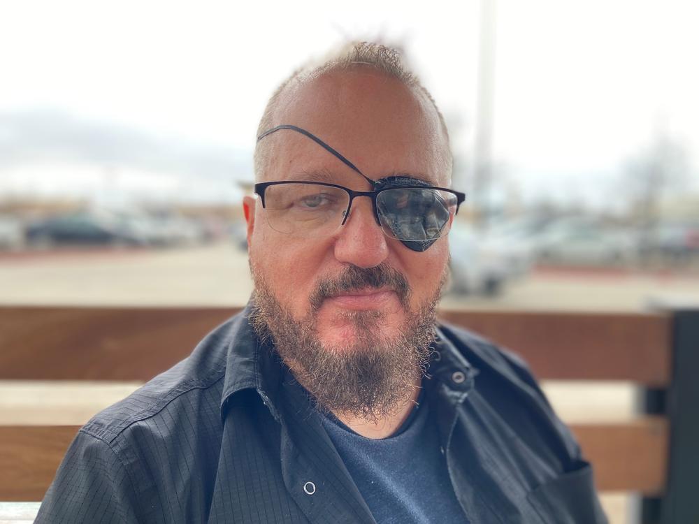 Stewart Rhodes, founder of Oath Keepers, is pictured in Forth Worth, Texas, on Feb. 28. A number of Oath Keepers members or associates are under investigation for the Jan. 6 attack on the Capitol.