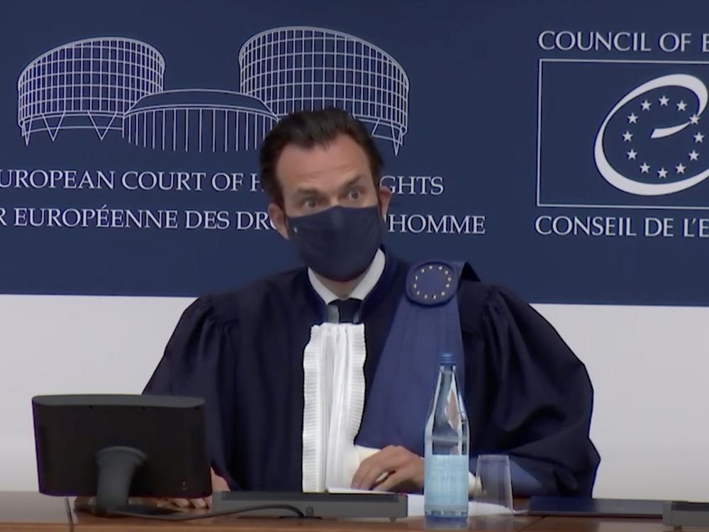 European Court of Human Rights President Robert Spano delivered the court's ruling on vaccine mandates, saying the benefits of such laws outweigh the intrusion into privacy.