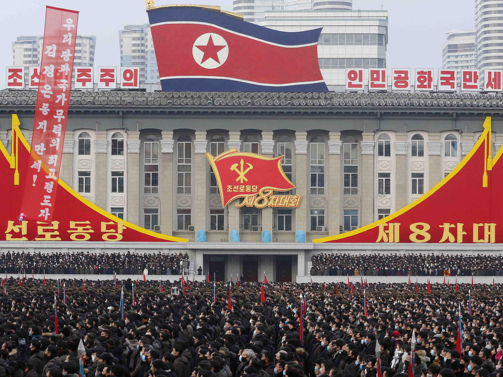 A mass rally is held in Pyongyang in January to celebrate North Korean leader Kim Jong Un's election as general secretary of the Workers' Party of Korea. Kim has been unusually frank in comments about the country's problems in recent months.