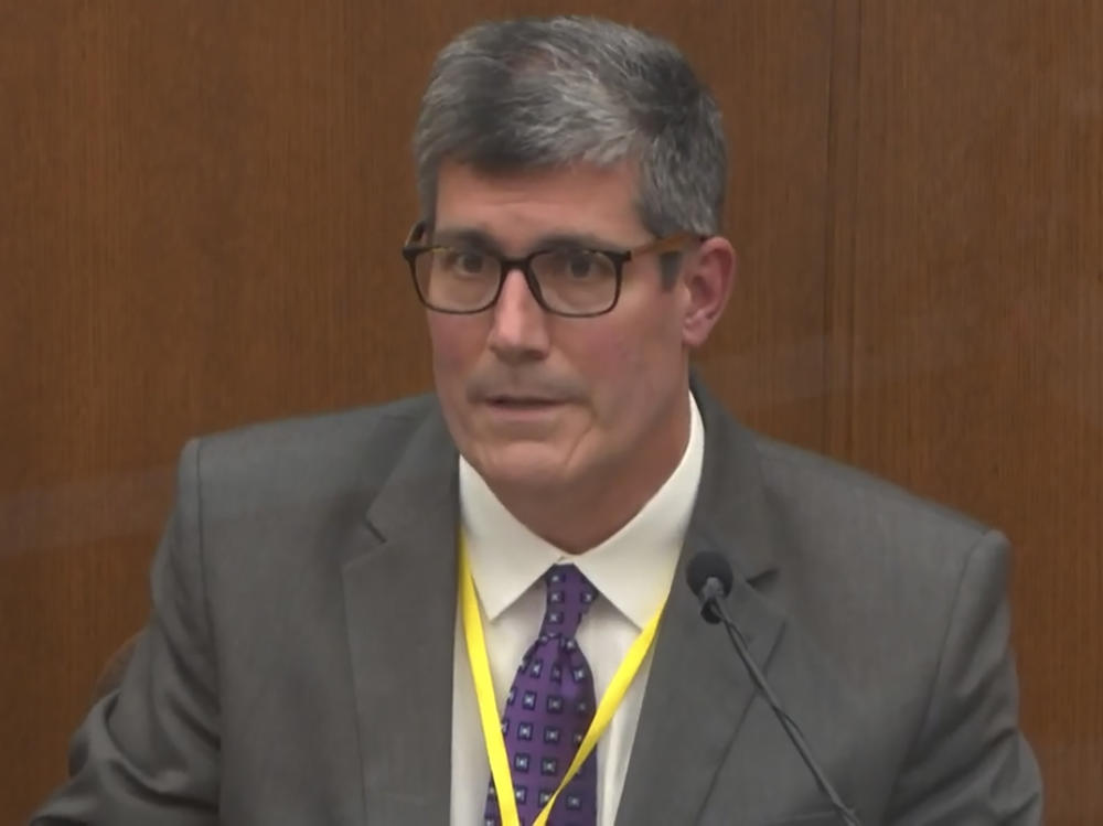 Dr. Andrew Baker, the Hennepin County medical examiner, testifies Friday on the cause and manner of George Floyd's death.