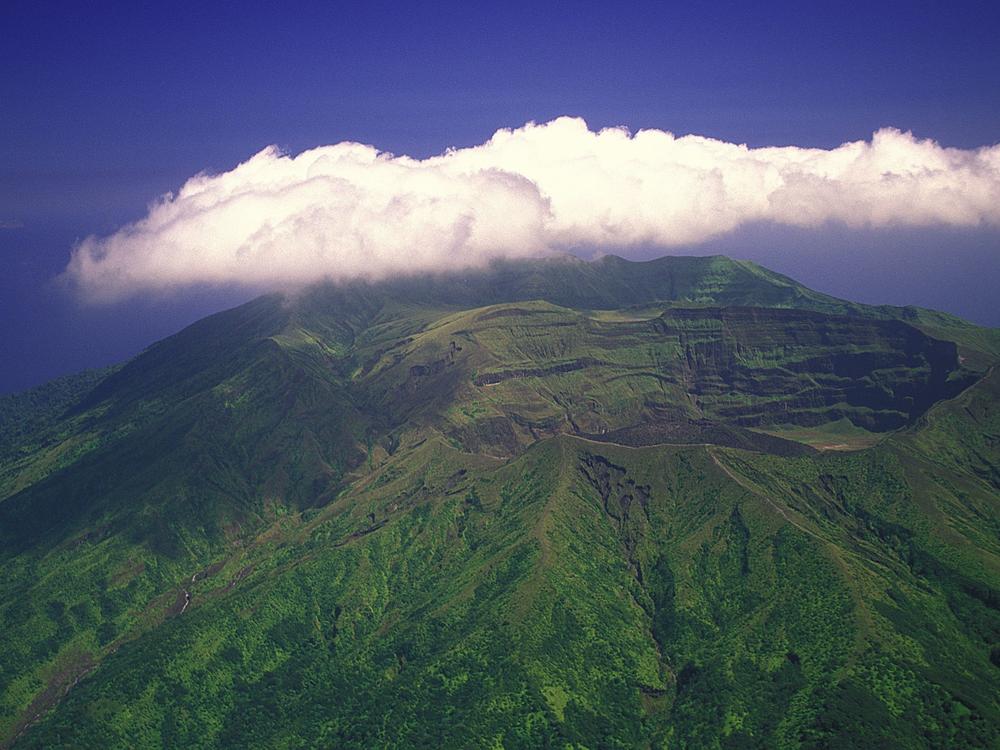 La Soufriere volcano in St. Vincent.