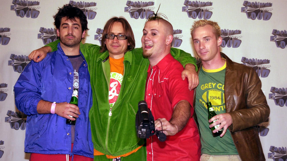 Wheatus, photographed April 20, 2001 during the MTV <em>Fashionably Loud</em> show in Milan.
