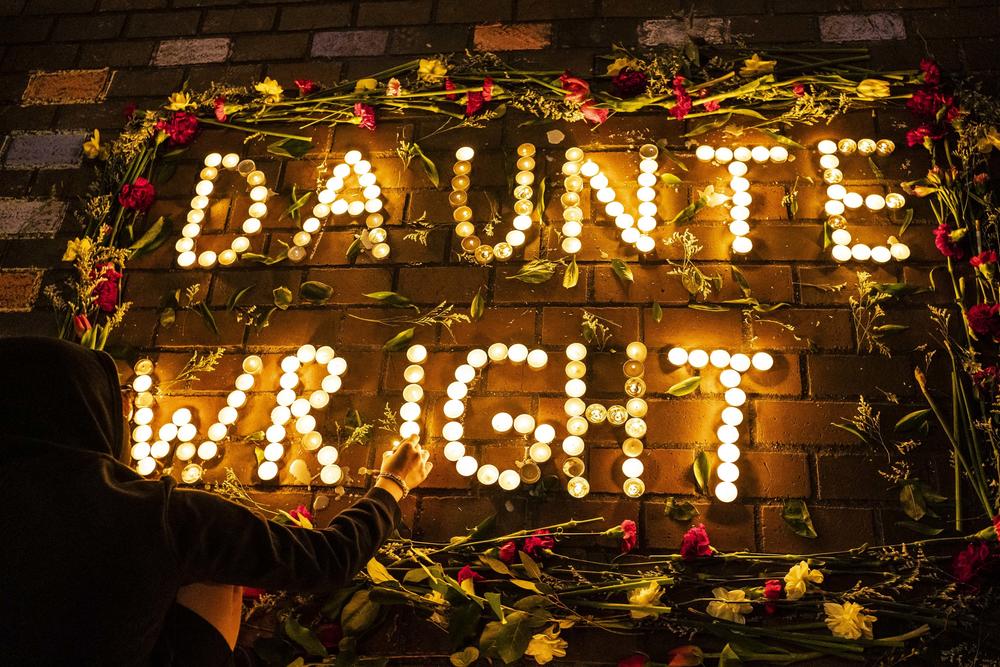 In Seattle, protesters laid flowers and held a candlelight vigil.