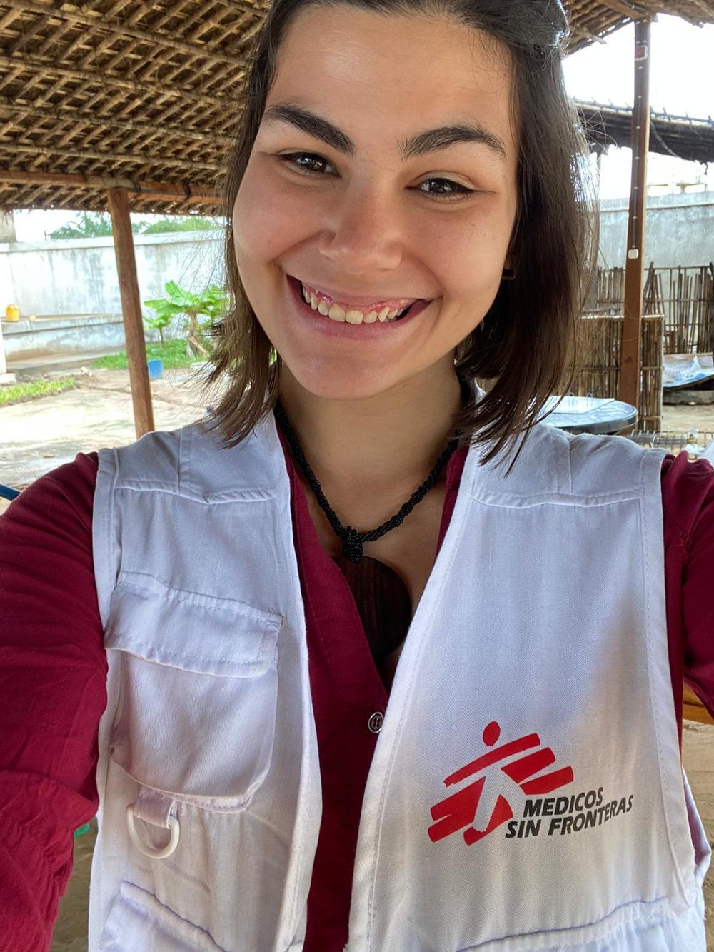 Amparo Vilasmil is an MSF mental health activity manager in Cabo Delgado, Mozambique. She says the goal of mental health first aid is to 