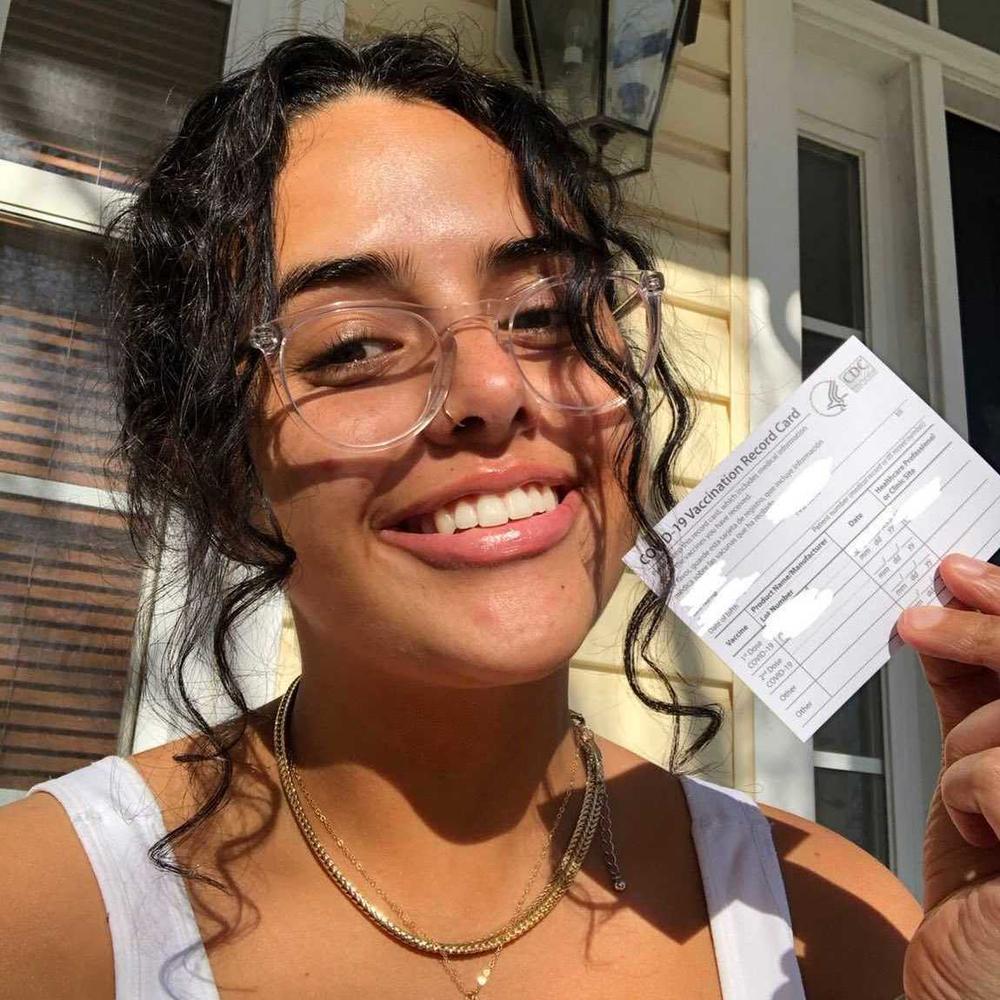 Adriana Trigo, 23, started thinking about going out after she got vaccinated.