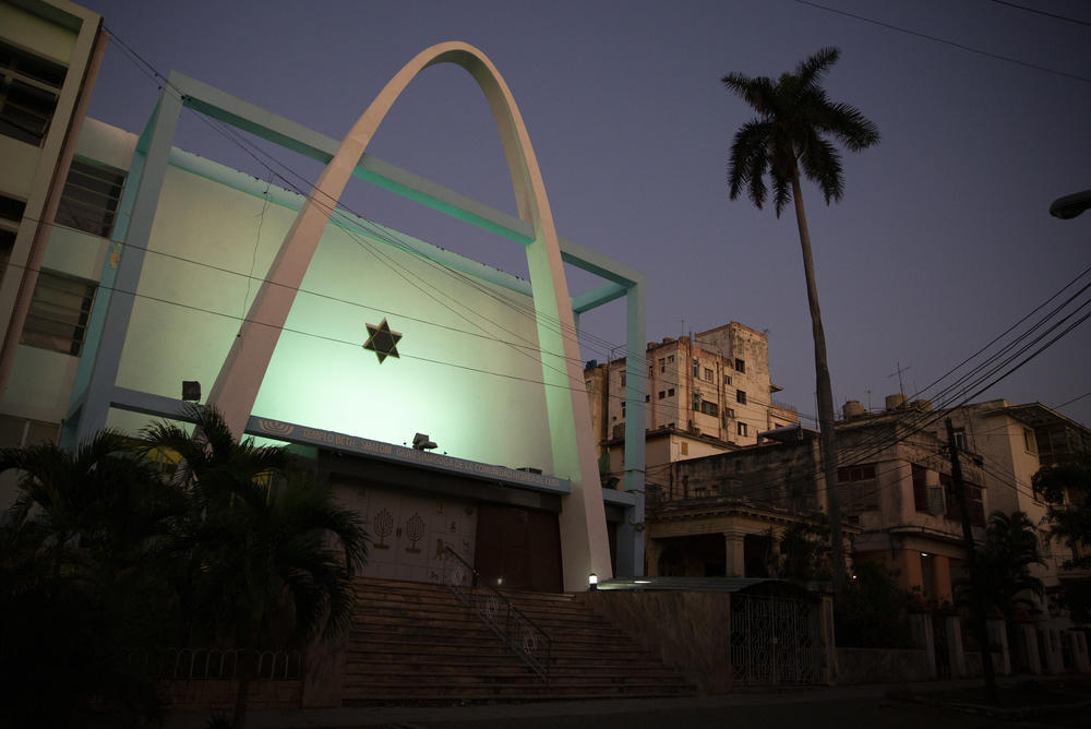 Beth Shalom Synagogue in Havana, Cuba on Jan. 15, 2020. The temple was built in 1952 and is one of three synagogues in Havana, and only five in all of Cuba.