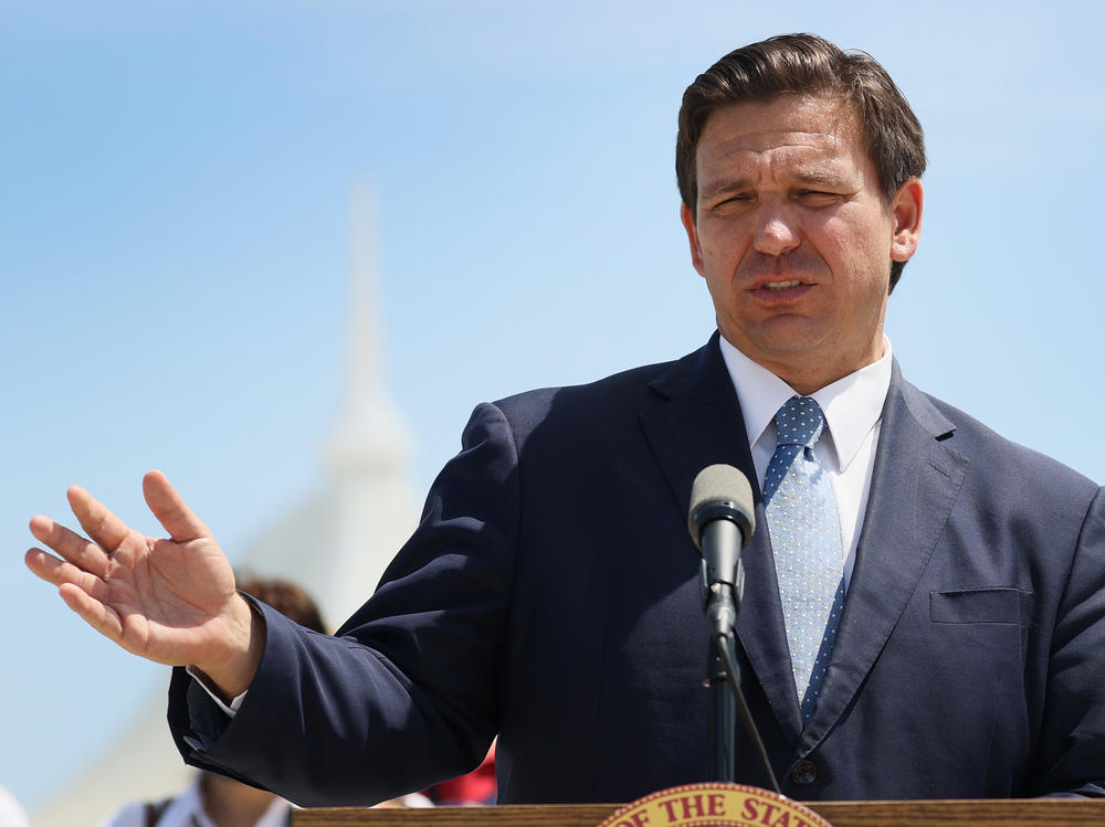 Gov. Ron DeSantis says tougher laws were needed to ensure Florida doesn't see the kind of protests that occurred in Minneapolis, Portland, Ore., and other cities.