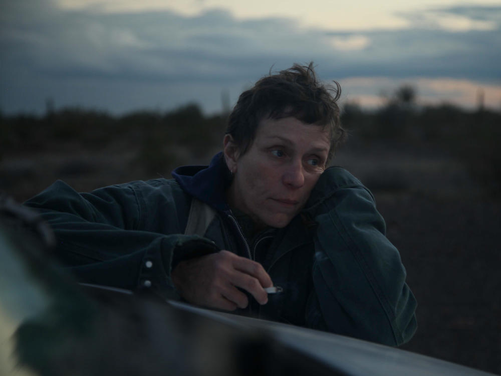 Frances McDormand in <em>Nomadland.</em>