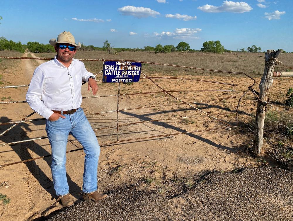 Rancher Whit Jones figures he's spent more than $30,000 since January fixing fences and gates, like this one, that human smugglers busted through in order to 