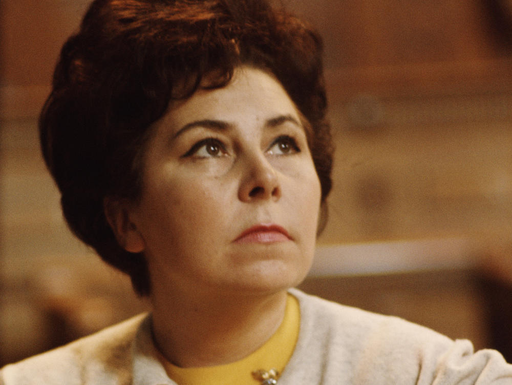German mezzo-soprano Christa Ludwig, circa 1965.