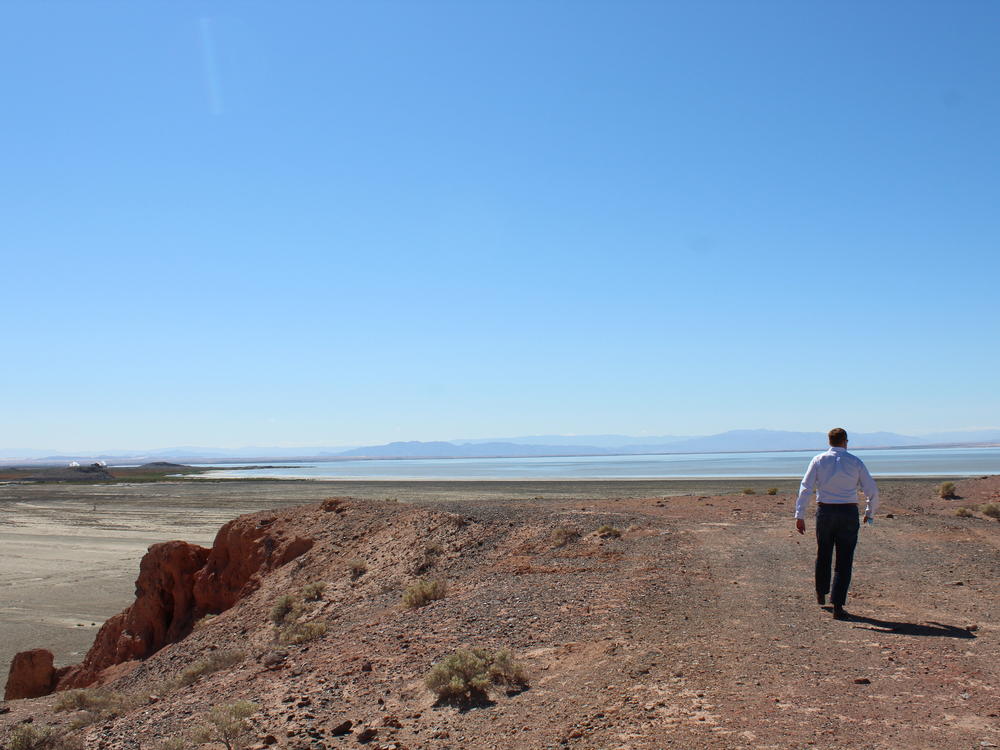 Rod Colwell, CEO of Controlled Thermal Resources, is among many hoping to transform the area around California's Salton Sea into a domestic source of lithium for electric car batteries.