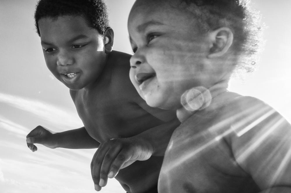 Bubba and his nephew, William, ages 9 and 3. Bubba lives in Brownsville with his mother, sister and 3-year-old brother, Legacy. 
