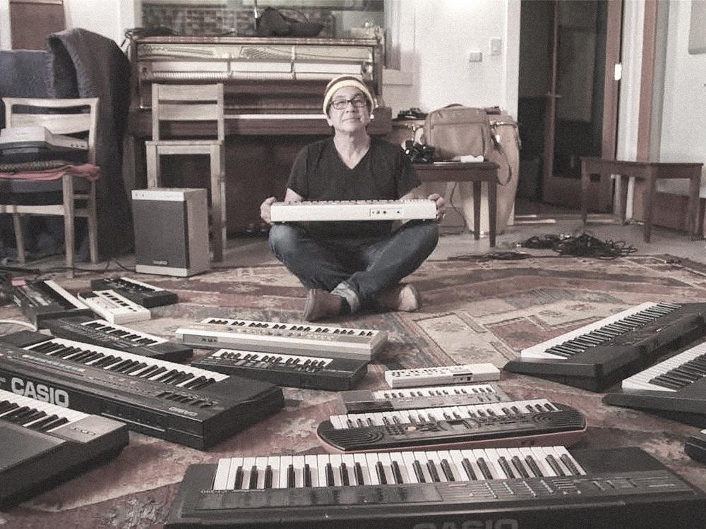 Money Mark, a still from the documentary <em>The Sound of Toys</em>.