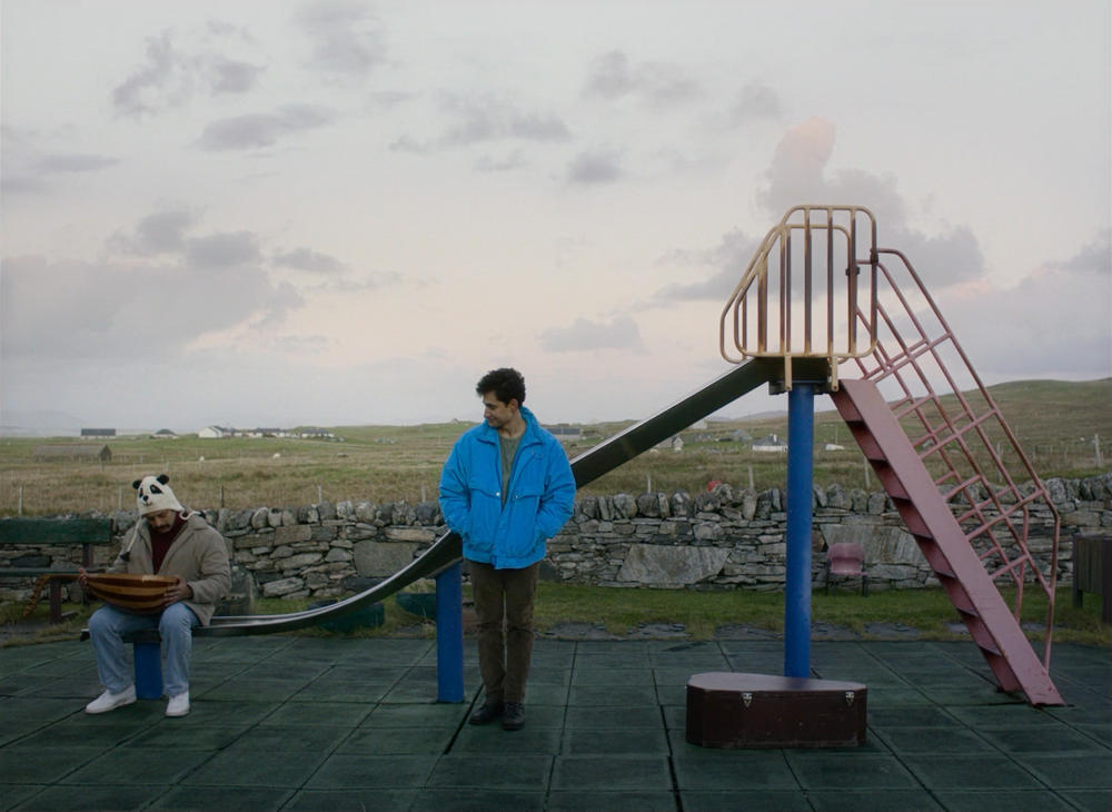 Vikash Bhai (left) as Farhad and Amir El-Masry as Omar in <em>Limbo, </em>a Scottish dramedy about the refugee crisis.