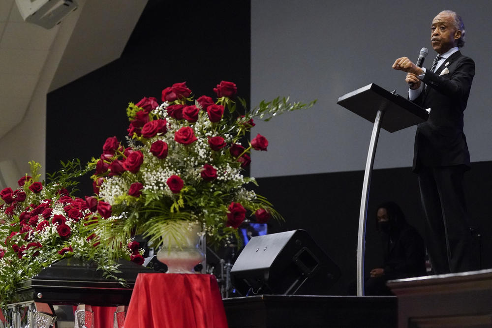 At the funeral of Andrew Brown Jr., Rev. Al Sharpton gives his second eulogy in two weeks for a Black man killed by law enforcement. 
