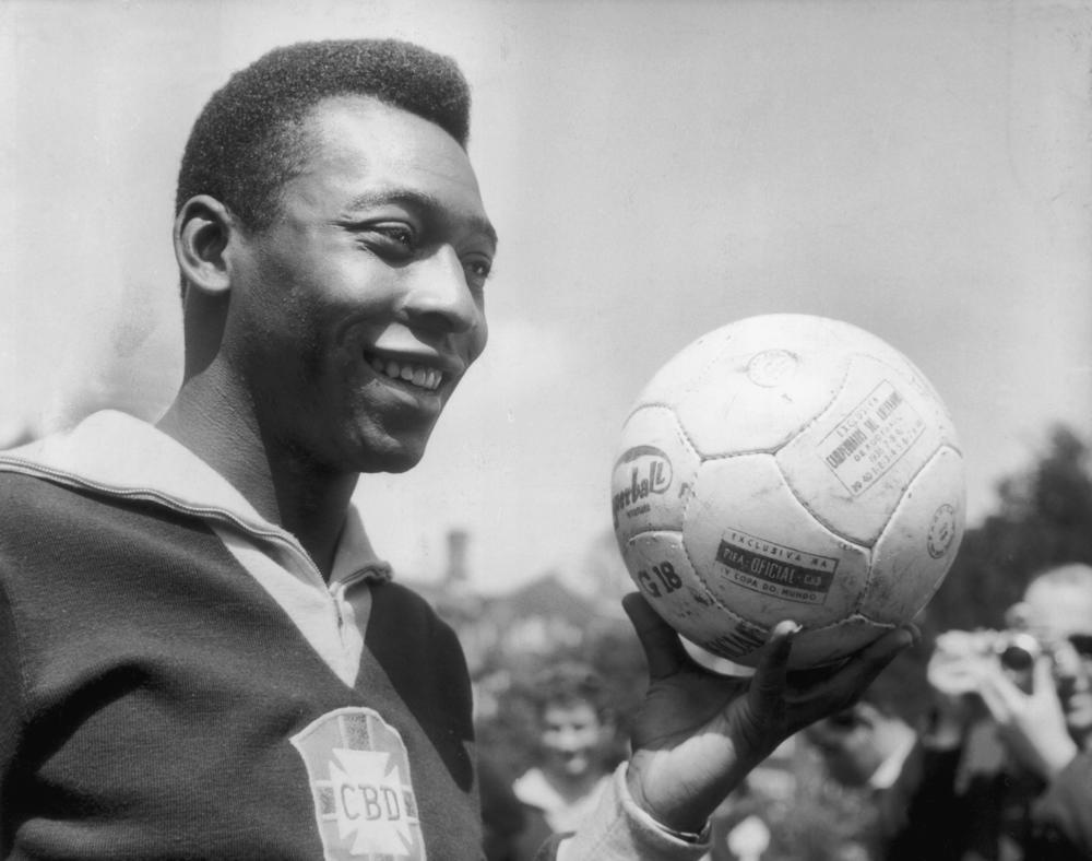 Young or old, Pelé felt right at home on the field with a ball close by. He was a champion and cheerleader for the game.