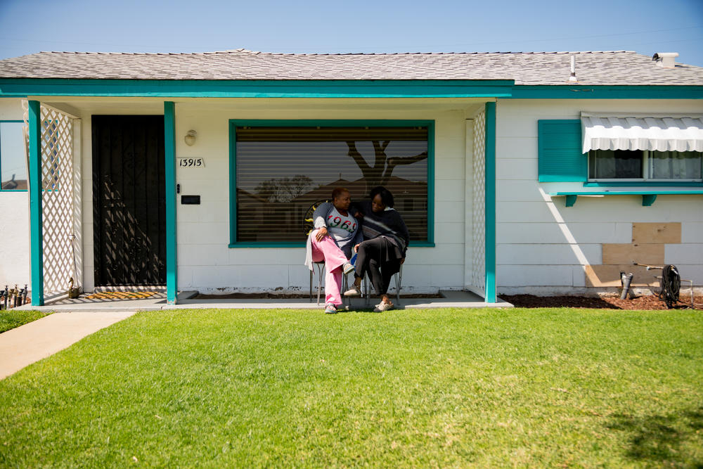 DonnaLee Norrington and her sister MaryJosephine. While they did qualify for decent loans with their existing credit situations, a little bit of guidance in paying off bills and waiting for negative portions of their credit history to expire helped them get a better rate, and eventually, qualify for a refinance.