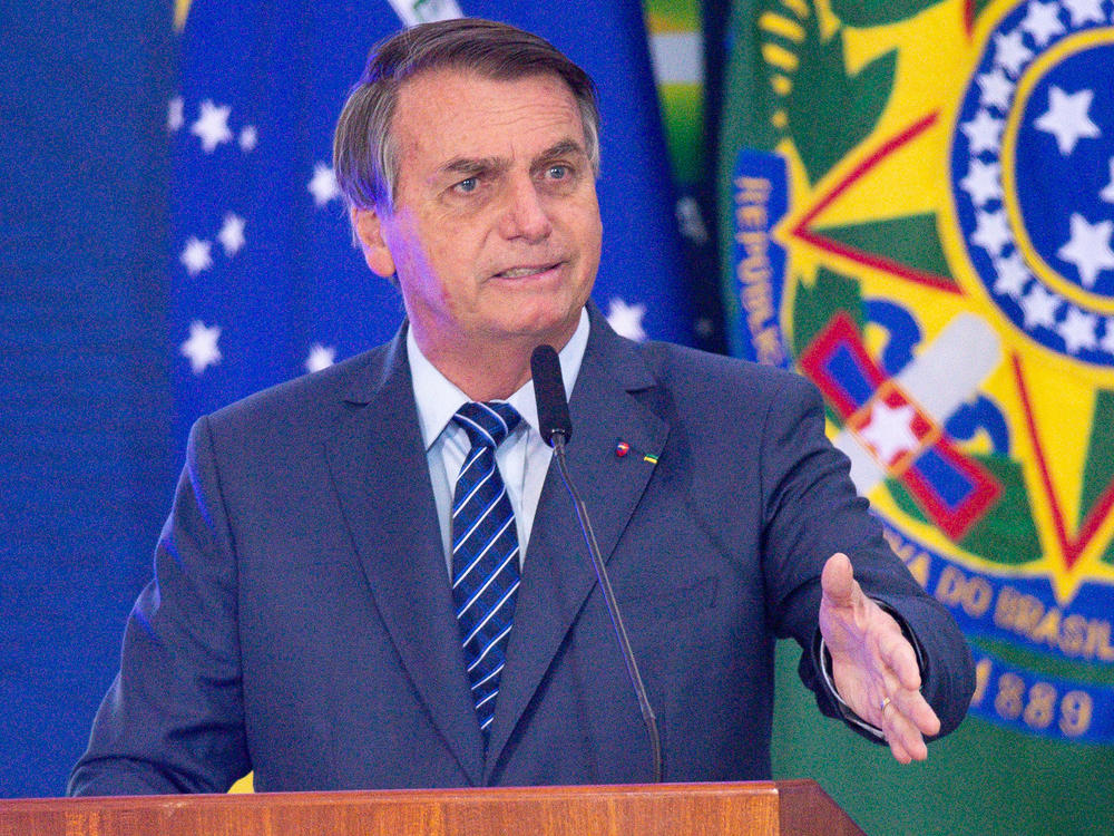 President of Brazil Jair Bolsonaro announced Monday that the country is directing more than $1 billion toward the production and distribution of COVID-19 vaccines.