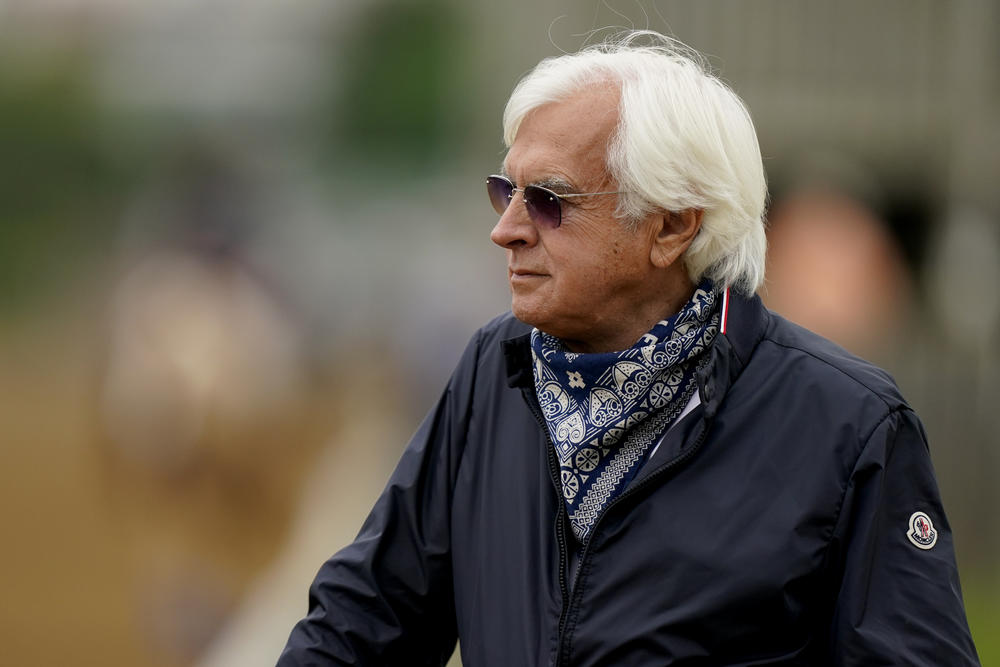 Trainer Bob Baffert at Churchill Downs ahead of this year's Kentucky Derby. His horses have failed five drug tests in just over a year.