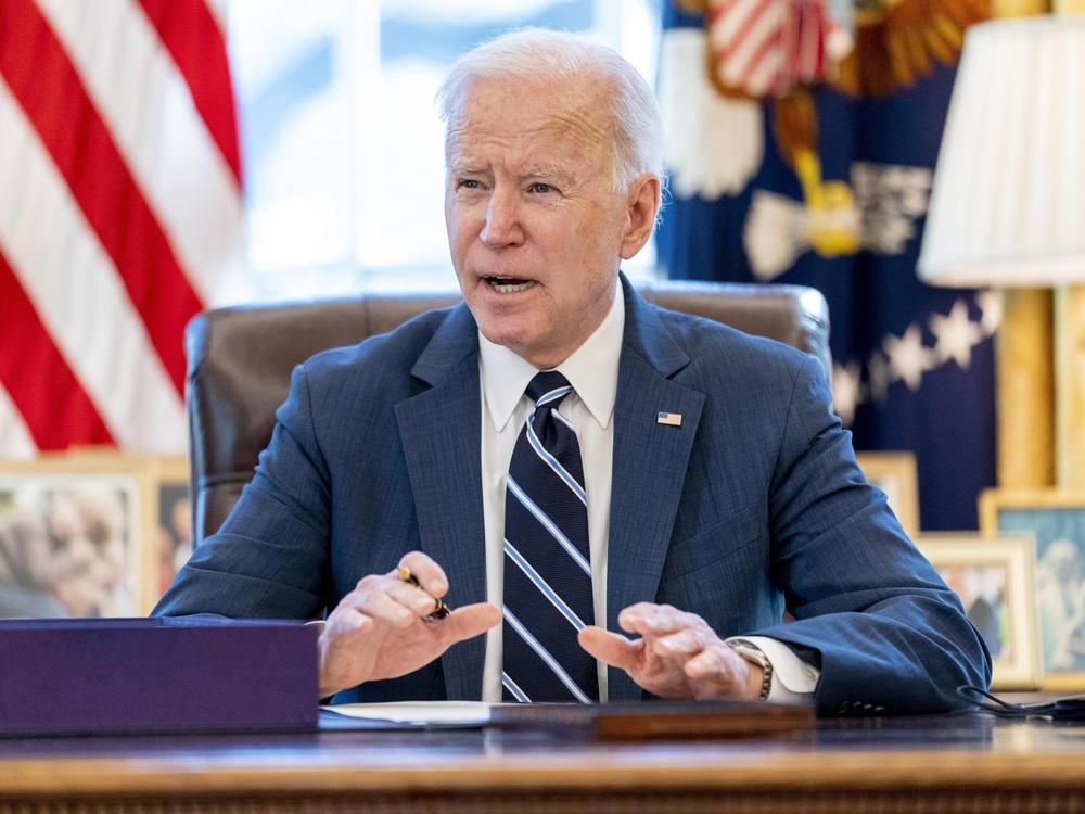 The advance child tax credit program is part of the Biden administration's $1.9 trillion economic aid package called the American Rescue Plan that was passed in March.