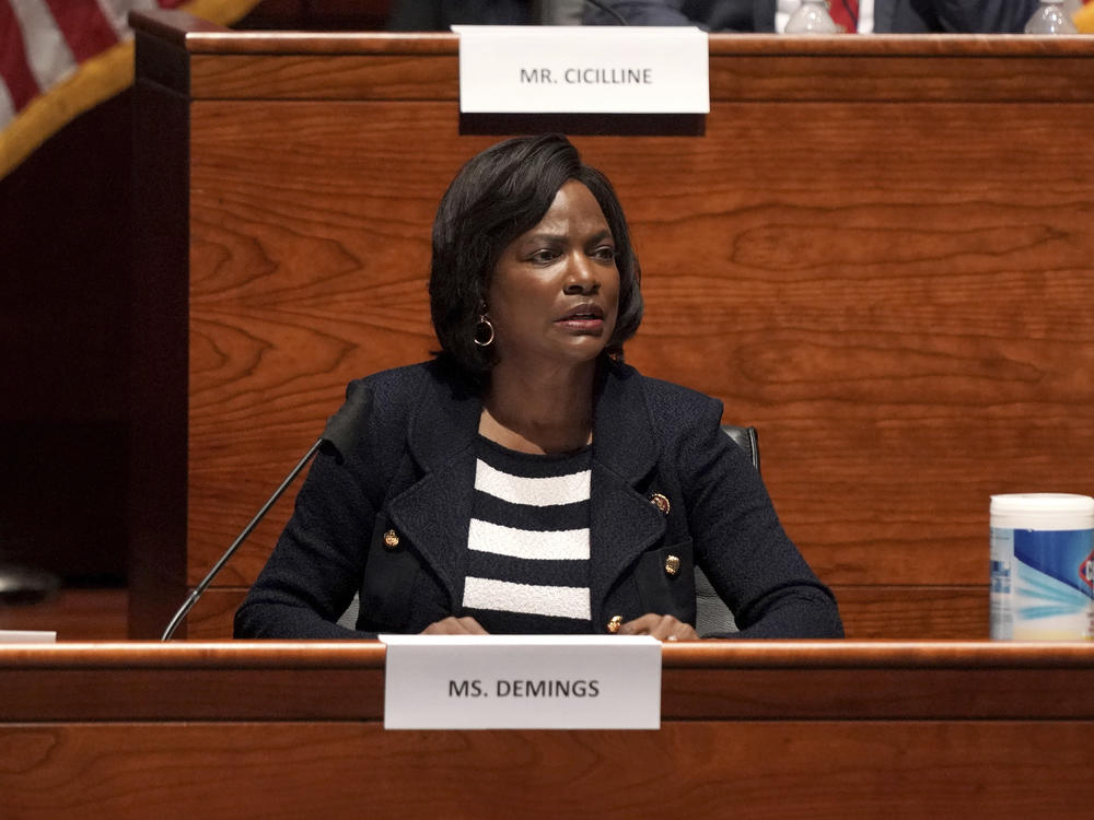 Rep. Val Demings, D-Fla., is said to be considering a run for the U.S. Senate in a race that would pit her against Sen. Marco Rubio, a Republican.