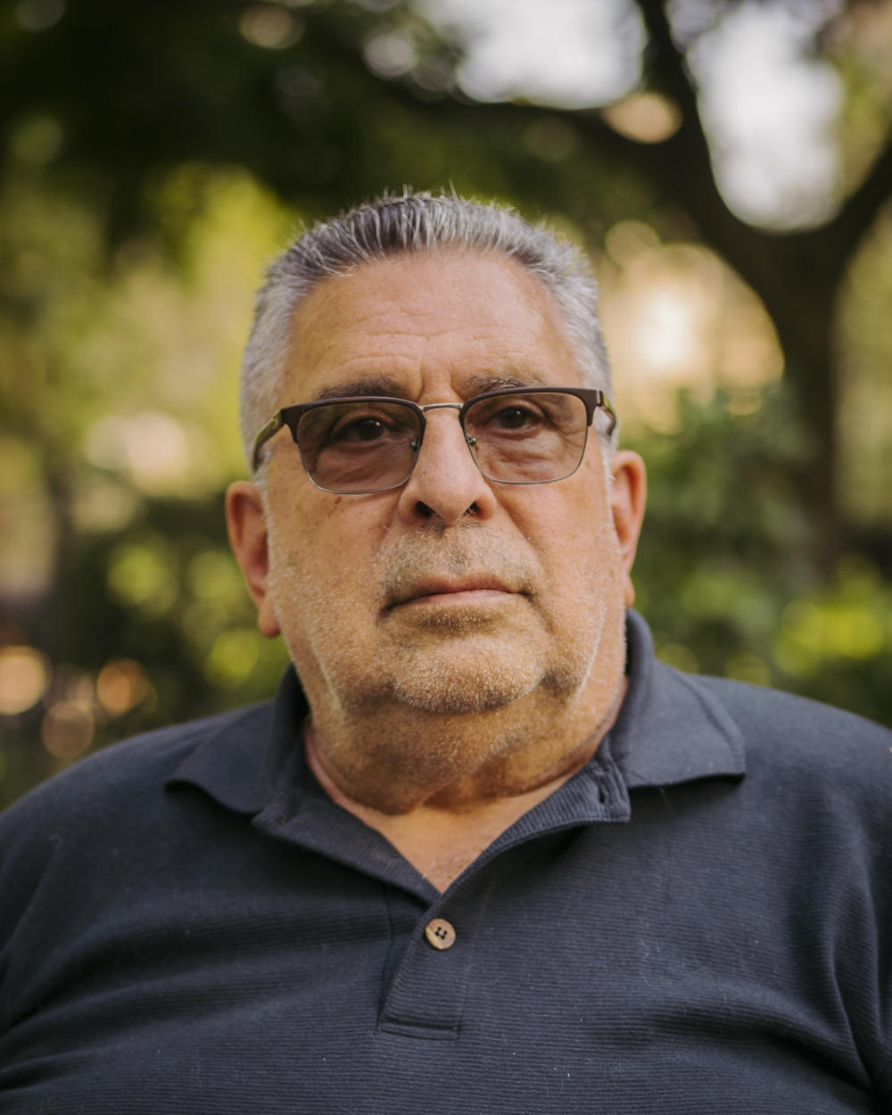 Dr. Lawrence D. Mass, who wrote for the <em>New York Native</em> magazine, poses for a portrait at Union Square Park in Manhattan on May 18, 2021.
