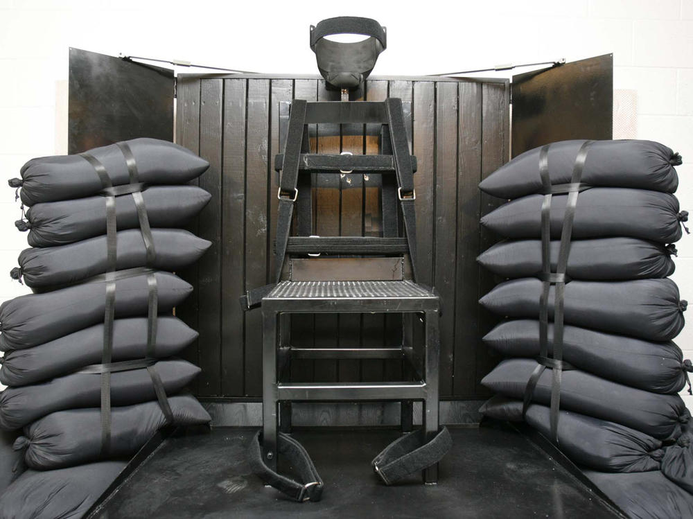 The firing squad execution chamber at the Utah State Prison in Draper, Utah, in 2010. South Carolina recently passed a law to use a firing squad or the electric chair for executions, citing a lack of lethal injection drugs. South Carolina is just the fourth state to use firing squad, joining Utah, Mississippi and Oklahoma.