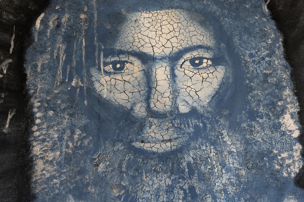 Black Jesus painting by Timothy Way