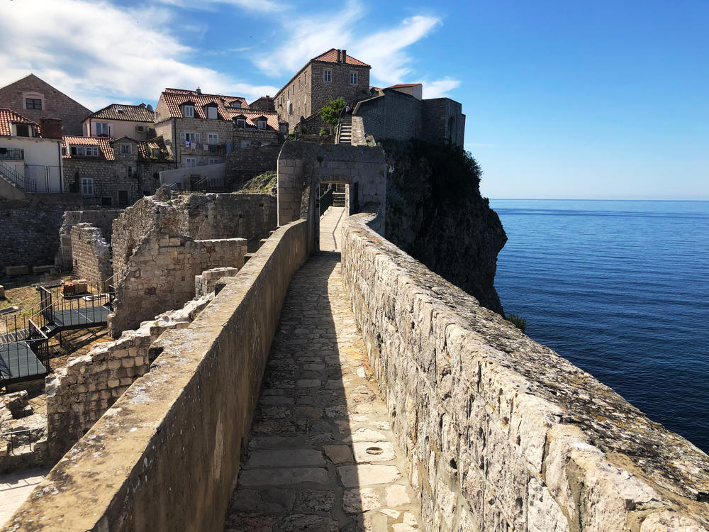 Dubrovnik's city wall is the biggest tourist draw to the city, especially for <em>Game of Thrones</em> fans, as many scenes were filmed atop the wall. But since the pandemic began, the wall has been largely empty.