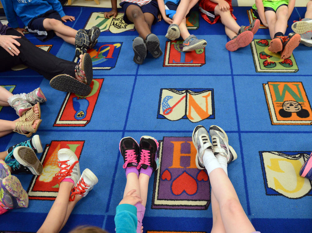The new law will allow Alabama public schools to offer yoga for students. Here, kids participate in a yoga class in Pennsylvania.