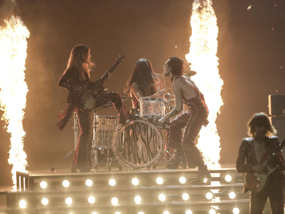 Maneskin from Italy performs 