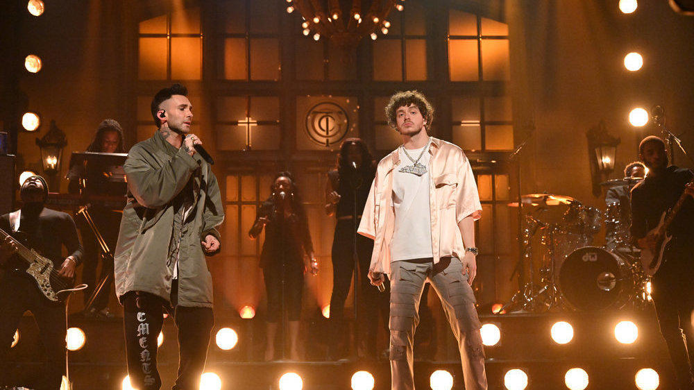 Adam Levine and Jack Harlow.