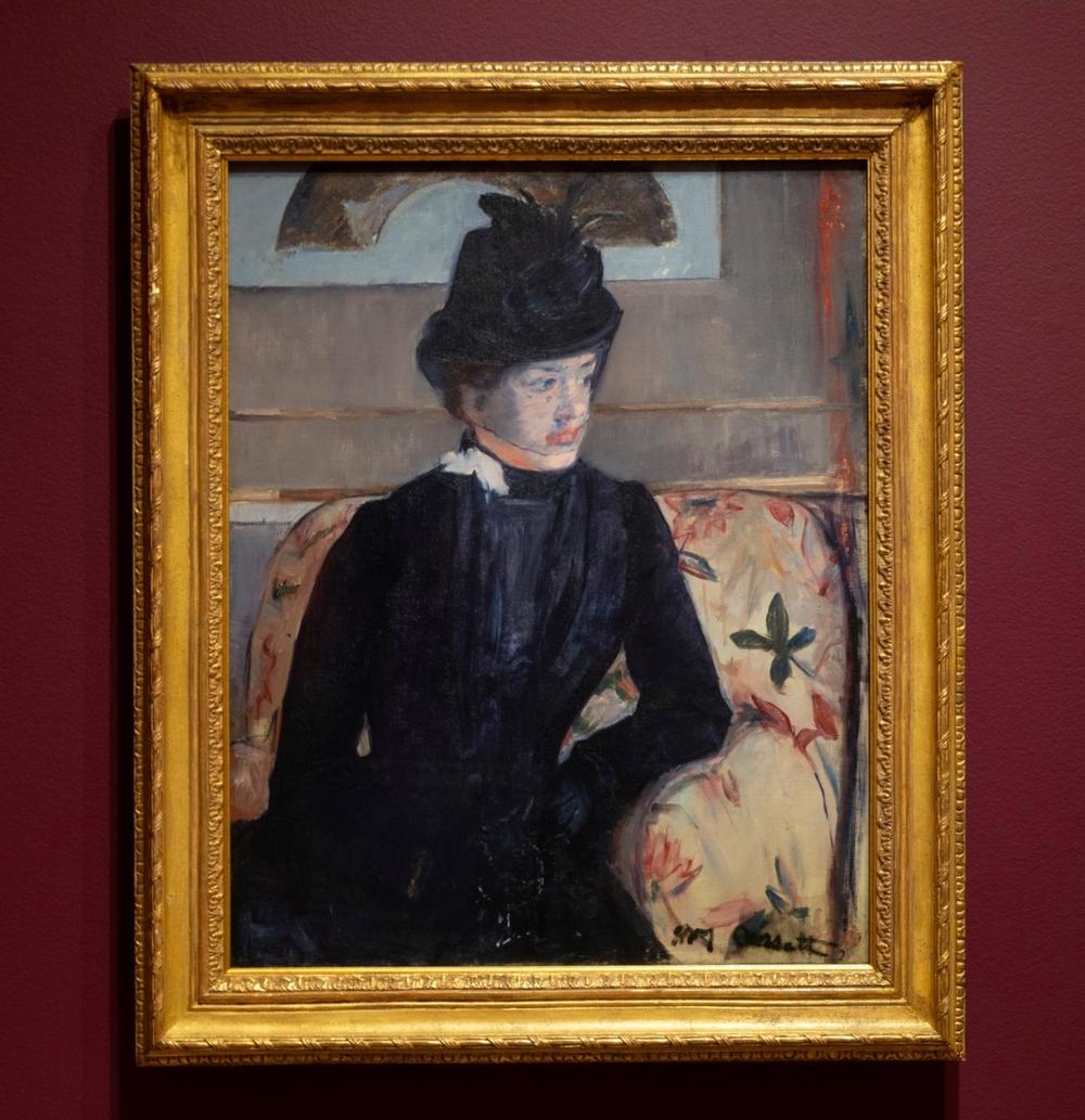 Mary Cassatt,<em> Portrait of Madame J (Young Woman in Black), </em>1879-80, The Peabody Art Collection, Collection of the Maryland State Archives, MSA SC 4680-10-0010