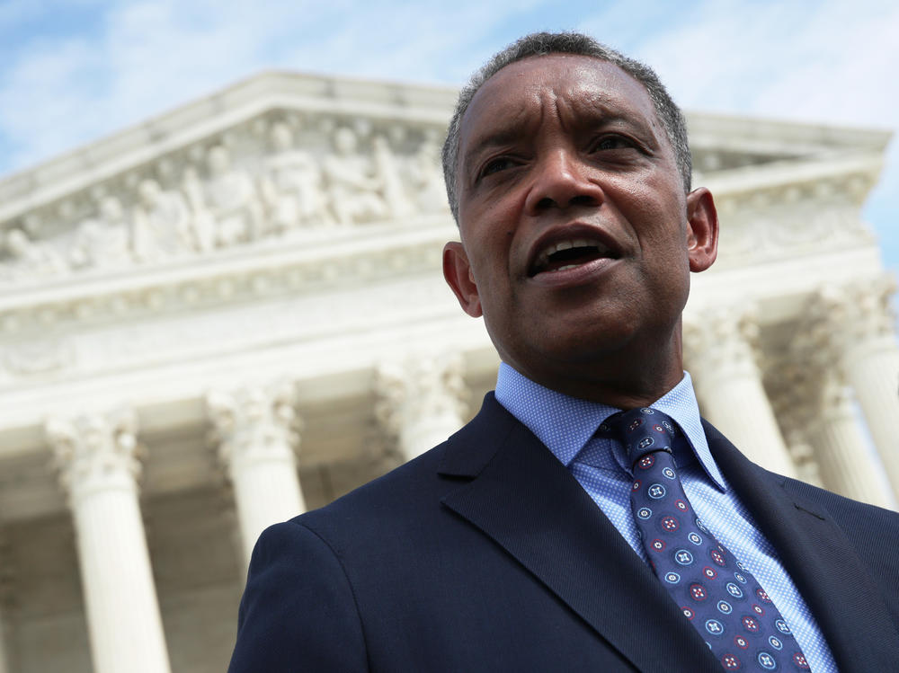 District of Columbia Attorney General Karl Racine, seen here in 2019, announced Tuesday that Washington is suing Amazon for alleged antitrust violations.