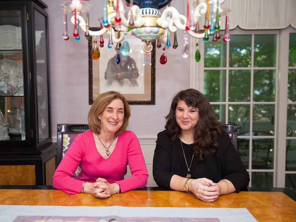 Sheryl Olitzky (left) and Atiya Aftab founded the Sisterhood of Salaam Shalom in 2010. It has since grown to more than 150 chapters across the U.S. and in Berlin.